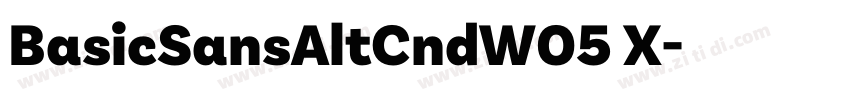 BasicSansAltCndW05 X字体转换 BasicSansAltCndW05 X字体转换
